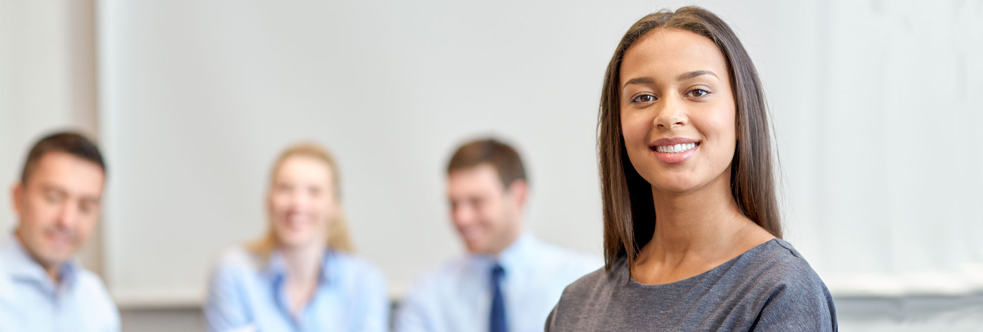A Woman Smiling